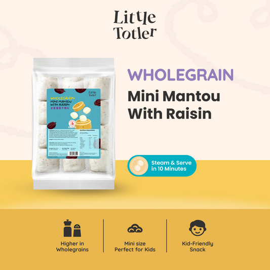 Wholegrain Mini Mantou with Raisin