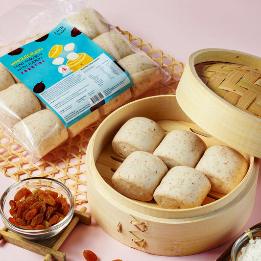Wholegrain Mini Mantou with Raisin