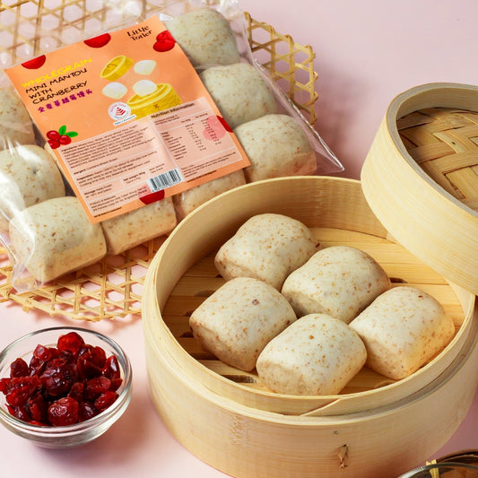 Wholegrain Mini Mantou with Cranberry
