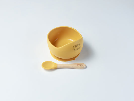 Silicone BPA Reusable Bowl and Spoon