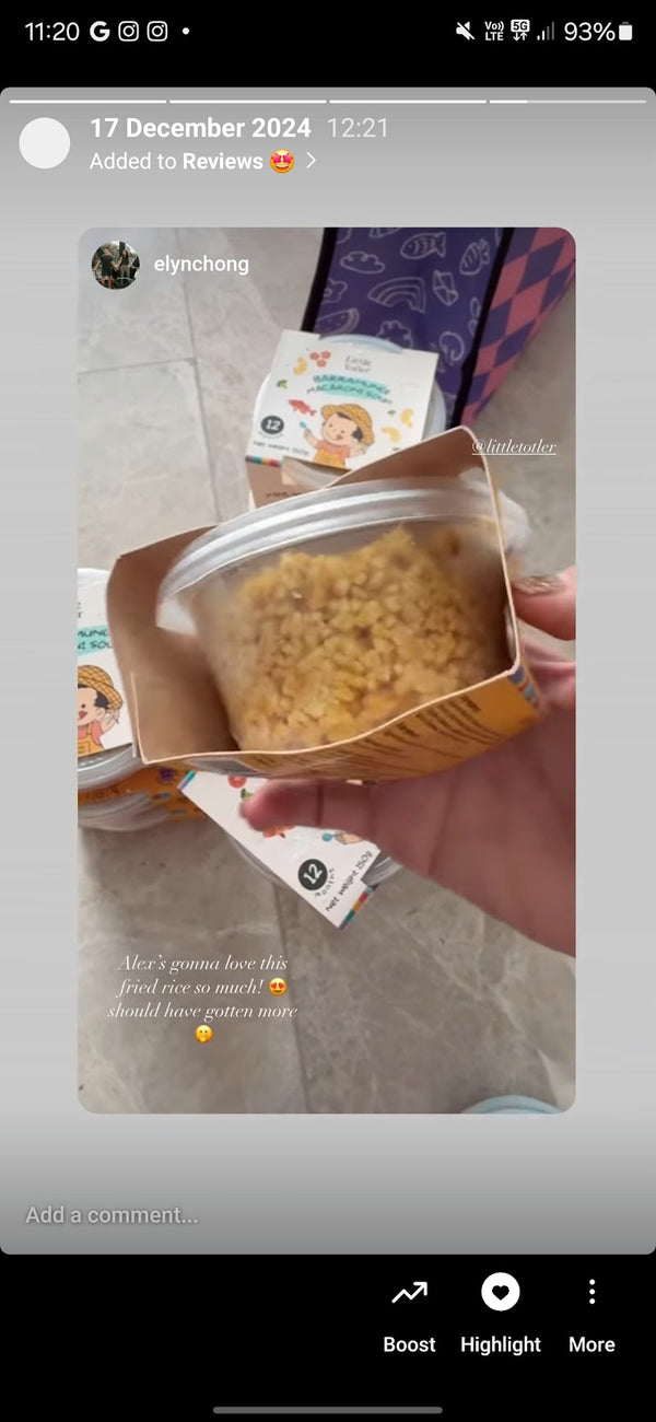 Customer mealtime photo